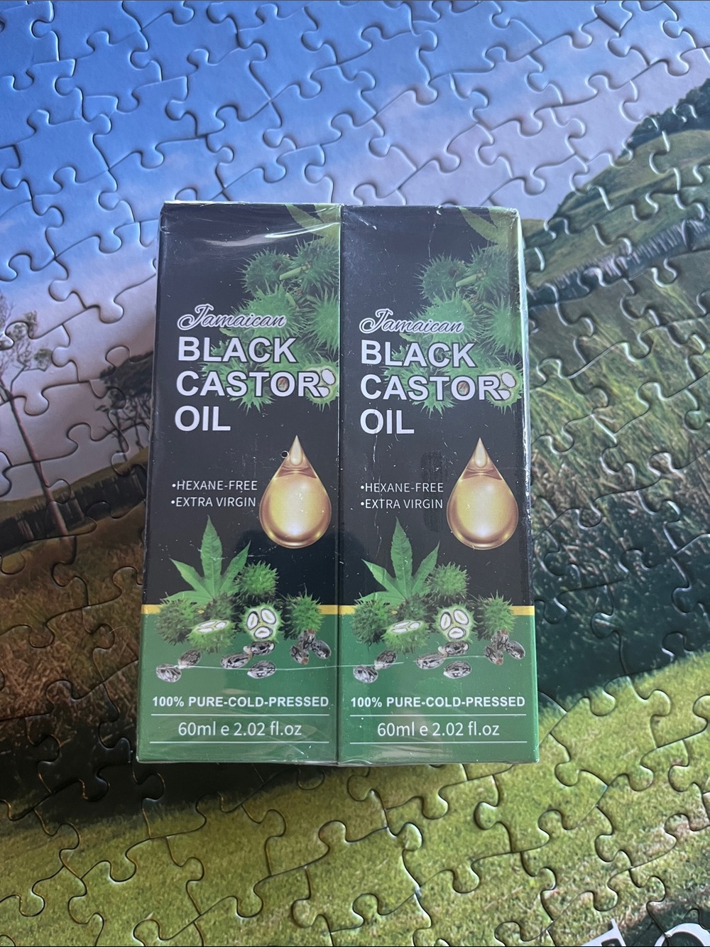Black Castor Oil 60ml - 2.02oz each